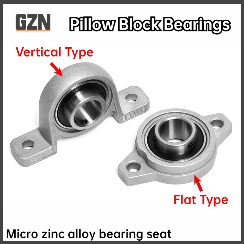 

2PCS/4PCS Micro Zinc Alloy Bearing Seat KP08 Inner Diameter 8mm Vertical Optical Shaft Support Base DIY Tools