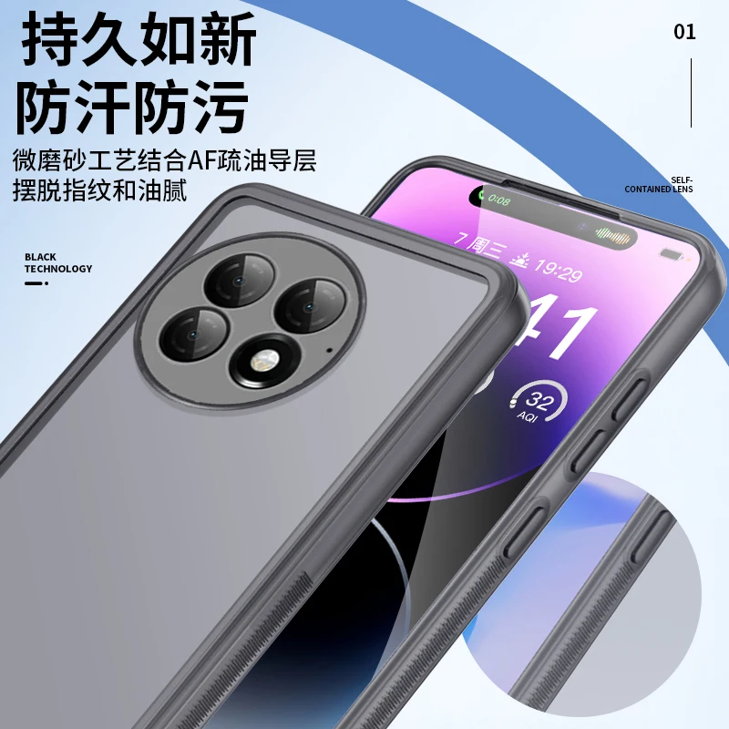 Transparent Silicone Case with Camera Lens Protection and Soft TPU Cover