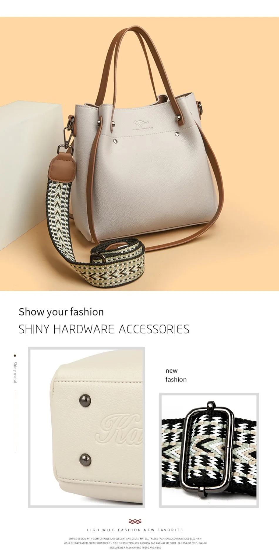 High Quality Leather Shoulder Crossbody Bags for Women Luxury Handbags Women Bag Designer Large Capacity Soft Tote Messenger Bag