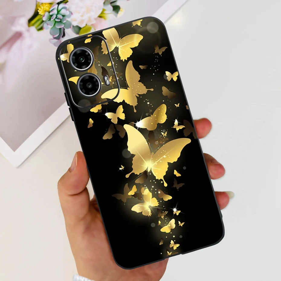 Cute Love Pattern Soft Silicone Phone Case - Stylish & Durable Back Cover