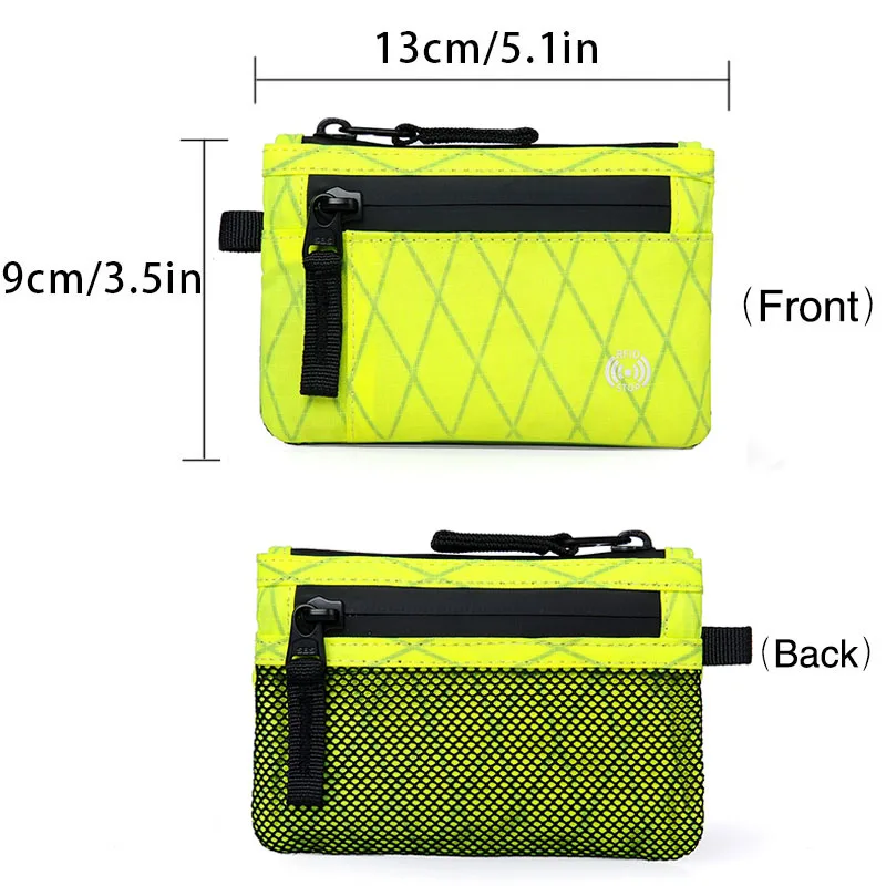 Water-Repellent RFID Travel Coin Purse and Card Holder