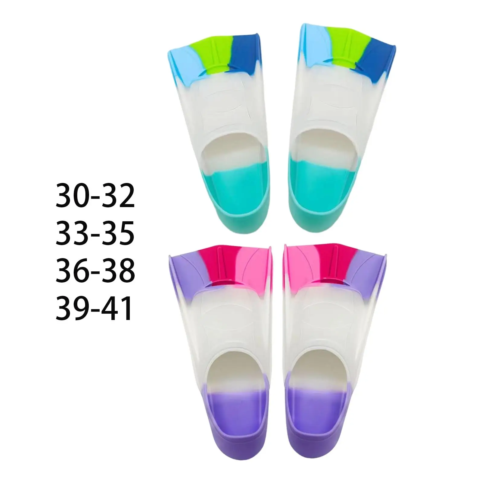 Kinder schwimmen Flossen Kurzflossen Training Lap Fins für Kinder Mädchen Jungen Anfänger Kids Swim Fins Short Fins Training Lap Fins for Kids Girls Boys Beginners