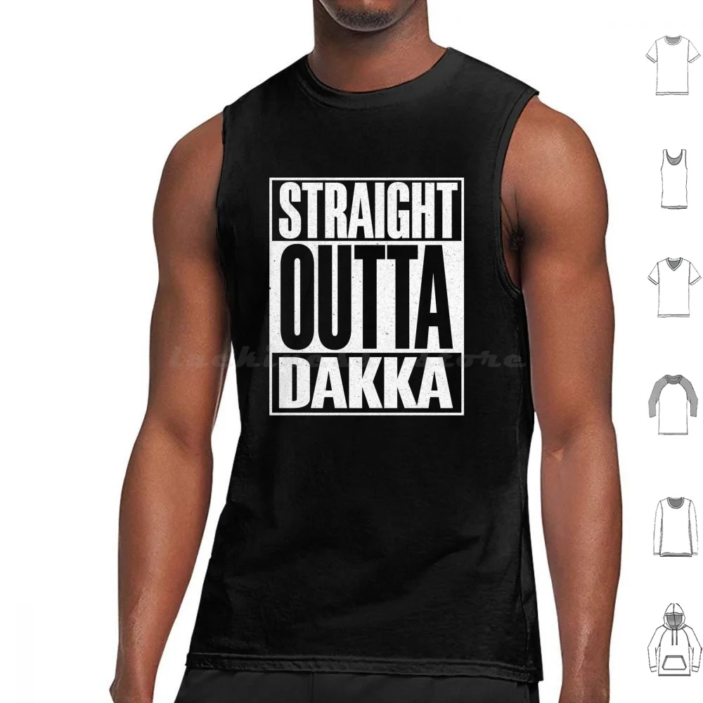 Straight Out Dakka Canotte Stampa Cotton Memes Wh40 40000 Chaos Horus Heresy Dominatus Mini Painter Miniature