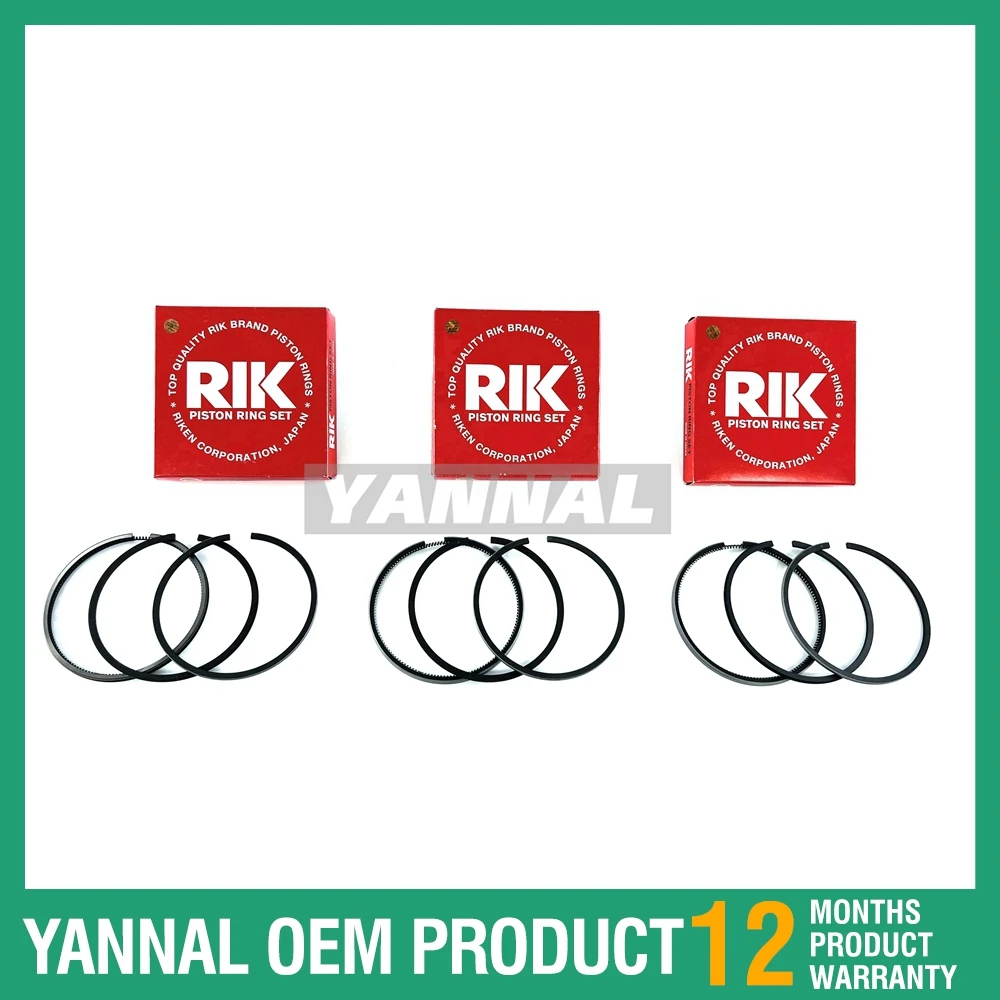 

Комплект поршневых колец 3T95 для двигателя Komatsu