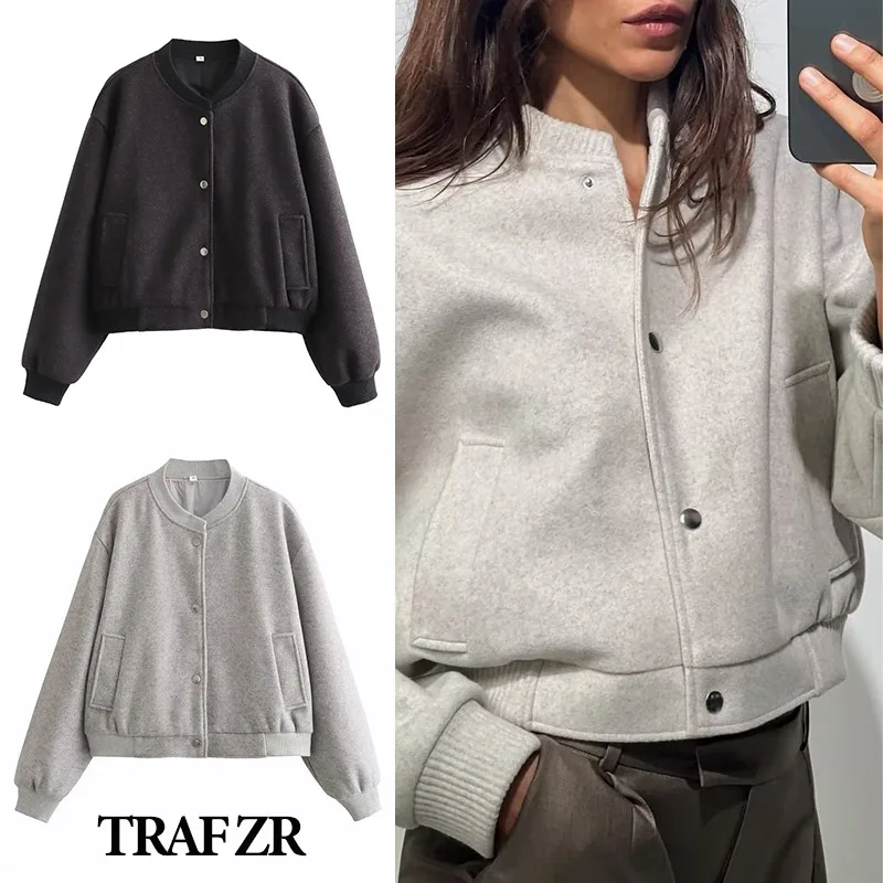 

TRAF ZR Warm Women's Winter Jacket with Pockets Fashionable Coat for Cold Days New in Coats and Jackets Woman Clothing Outerwear
