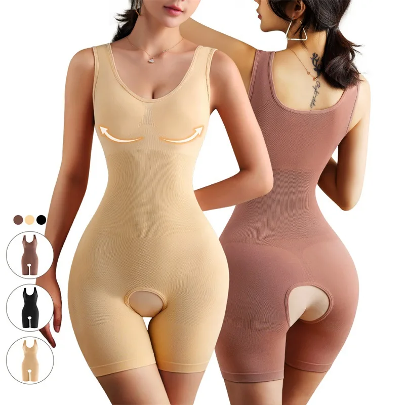 Slimming Bodysuit Women Open Crotch Shapewear Corset Body Shaper Modeling Underwear Butt Lifter Tummy Control Panties Lingerie