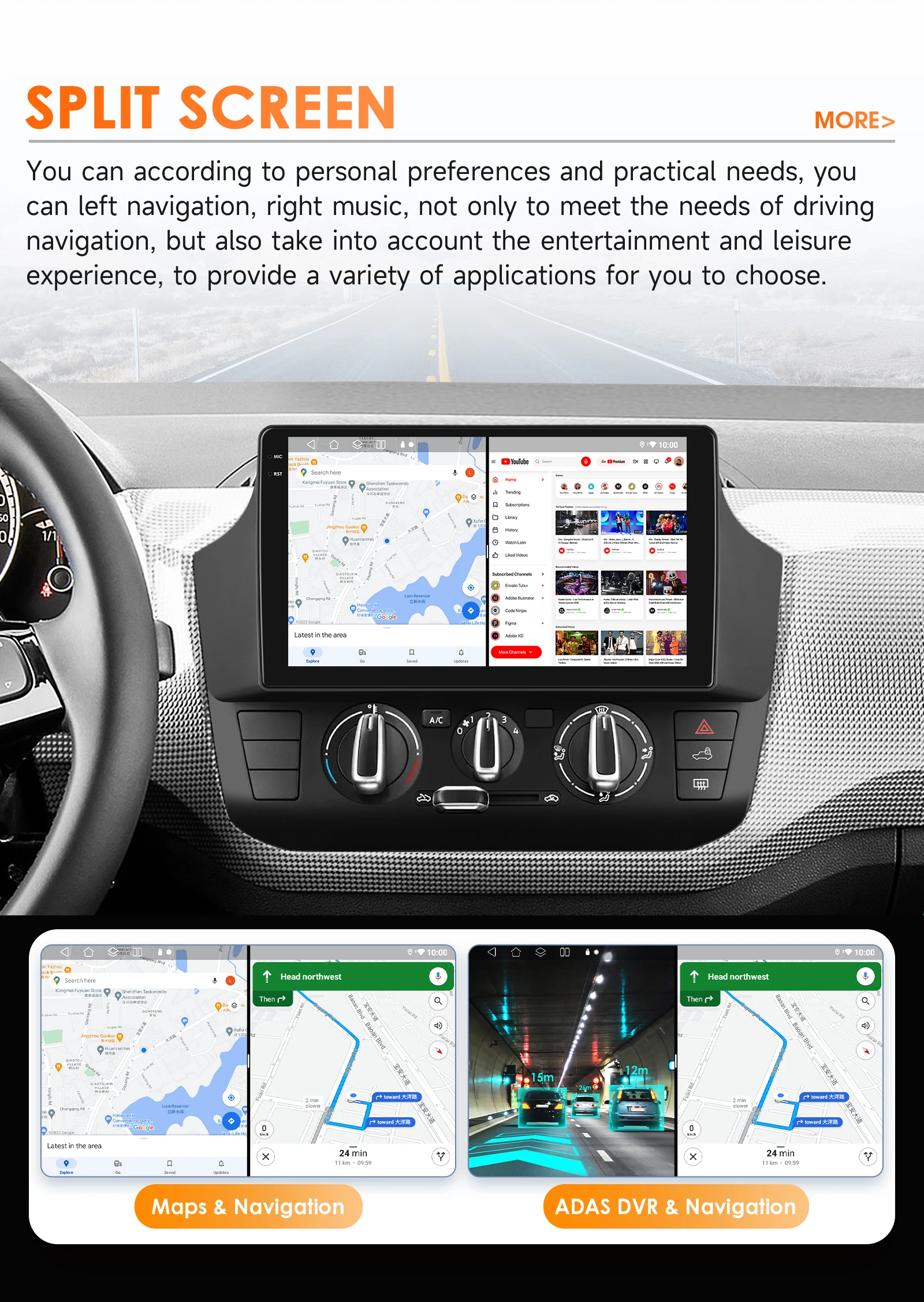 CarPlay Android Auto Autoradio für Volkswagen UP 2017 - 2023 Manuelle Klimaanlage GPS Intelligente Systeme Stereo Multimedia Autoradio 6115 – Detail 39