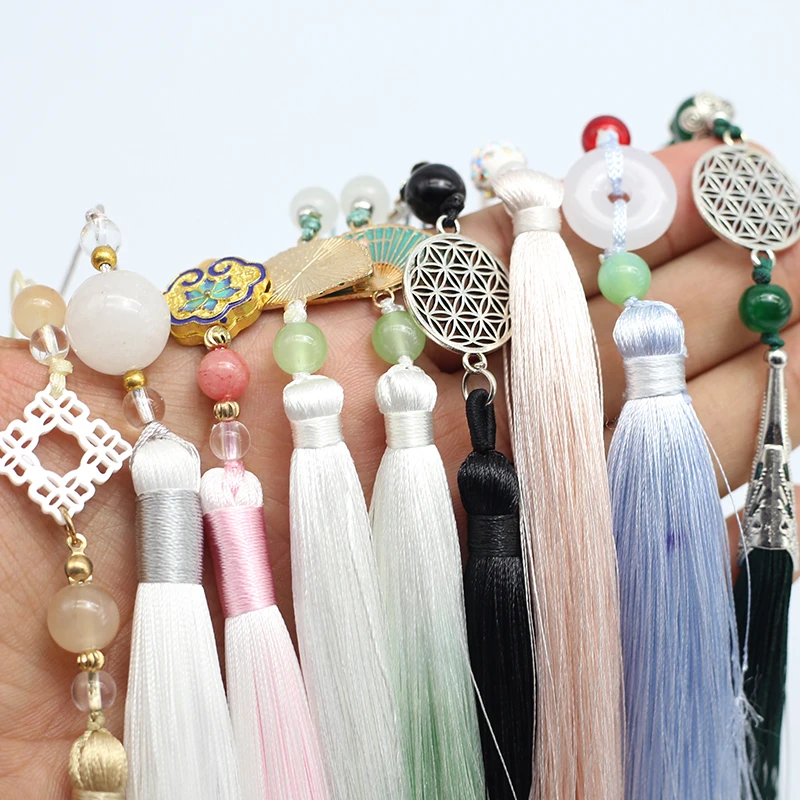 Hanging Rope Silk Tassel Fringe 20-28cm Chinese style Hooks Pendant Jewelry Making Finding Supplies Accessories tassel fringe,tassel decoration,tassel accessories,tassel trim