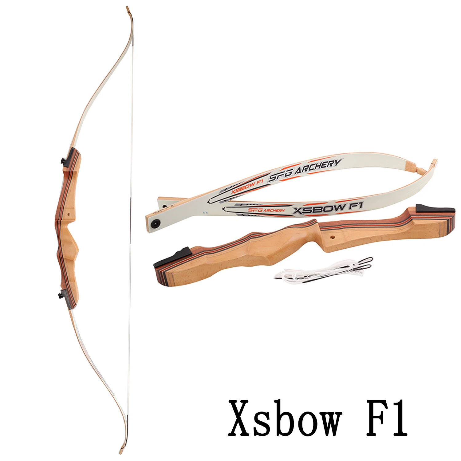 

Archery Split Solid Maple Woods 16/18/20/22/26/28/30/36/38lb Competitive Recurve Bow Traditional Bow American Hunting Equip