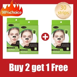 Deep Cleansing Bamboo Charcoal Pore Purifying Strips (3 box)