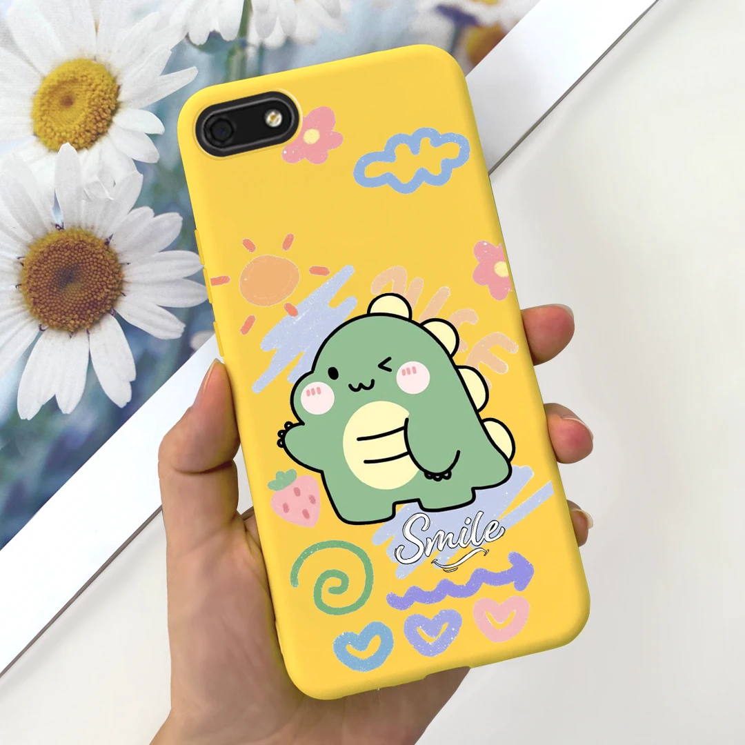 Cute Dinosaur Cartoon Soft TPU Phone Case - Bumper Cover