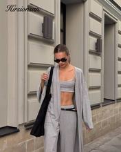 Modal 3-Piece Set Women Casual Cardigan, High Waist Pants & Vest