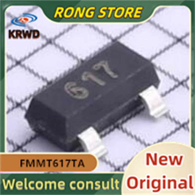 

50 шт., 617 Новый и оригинальный чип IC SOT-23 FMMT617TA FMMT617T FMMT617 617