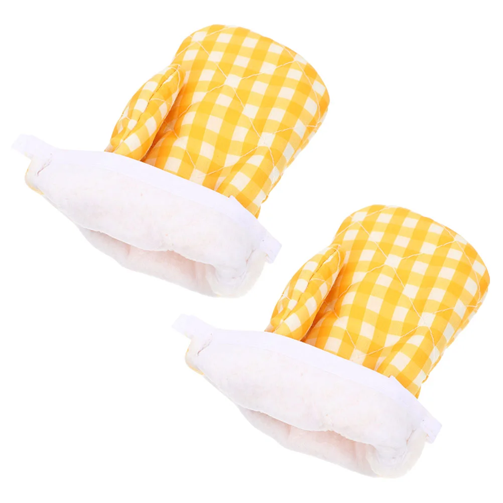 

2pcs Kitchen Oven Gloves Oven Cooking Gloves Heat-resistant Gloves Baking Gloves