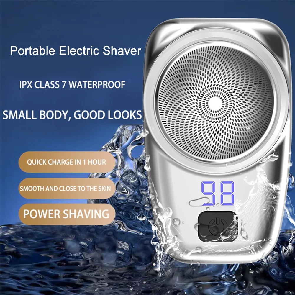 Mini Shaver Portable Electric Shaver Rechargeable Beard Trimmer Pocket Electric Razor Shaving Machine For Men Wet And Dry Use