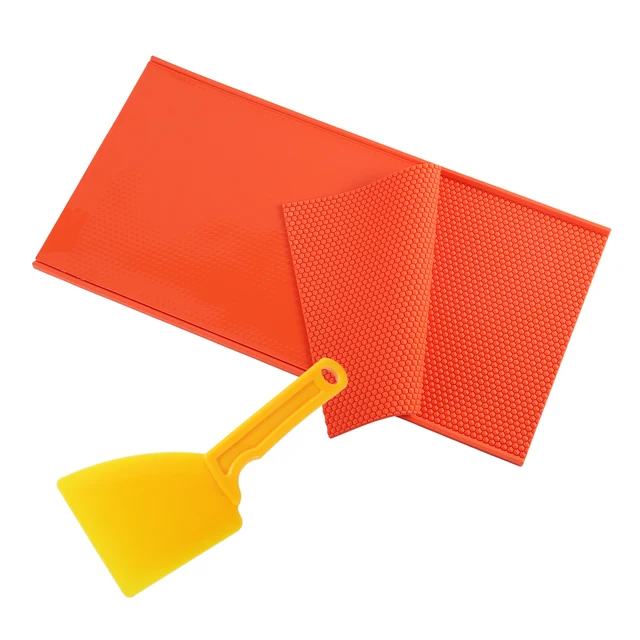 Flexible Silicone Mould for Beeswax Foundation Sheets and Honey Spatula
