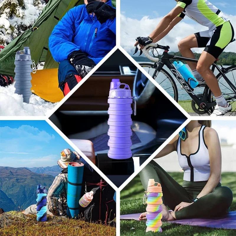 Mefold Water Bottles Collapse Silicone Durable Leak Proof Straw,Foldable  Medical Grade BPA-Free,11oz Lightweight bottles for Kids Travel, Portable,  Cycling, Hiking, Sports, Gym, Camping 320ML - Yahoo Shopping