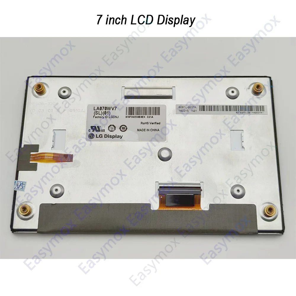 7" LCD Display Screen LA070WV7(SL)(01) LA070WV7-SL01 SL04 Car Navigation Audio LAN5000EKQL for Kia sportage 4 car display