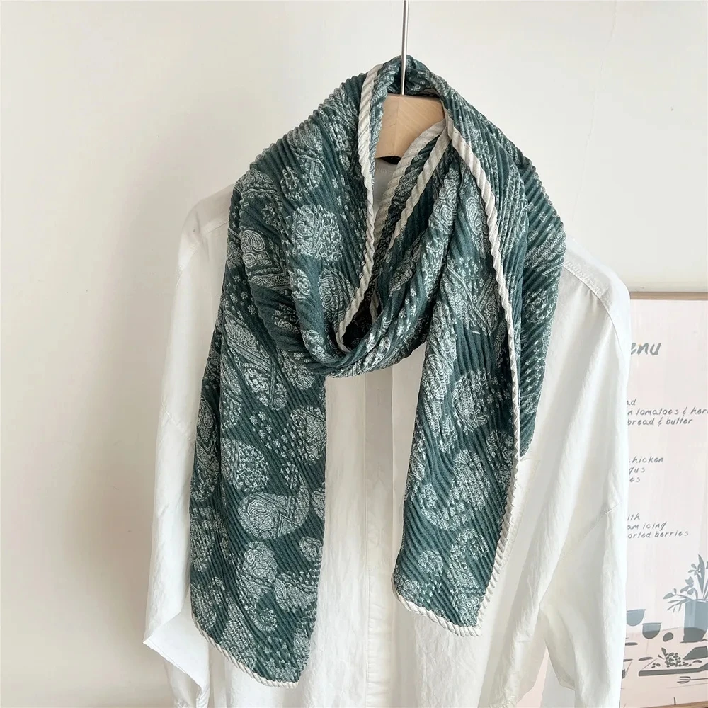 

Женская теплая шаль модный шарф из хлопка, женские шарфы Bufanda, оптовая продажа, хиджаб, шарфы, шаль, Женская бандана