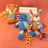 Pet Plush Toy Cat Dog Interactive Teething Toy Animals Bite Resistant Interactive Squeaky Pet Dog Teeth Cleaning Chew Toy 6