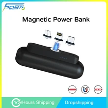 

6097 Magnetic mobile power For iPhone 13 pro Mini Battery Charger 3000mAh For Xiaomi Emergency Mobile Portable External Battery