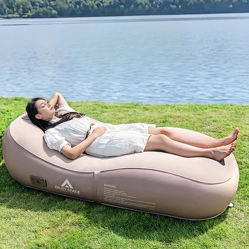 Outdoor Leisure Self Inflating Sofa Lounge Chair Portable With Electric Air Pump Foldable Waterproof Design for Home/Camping outdoor sofa set