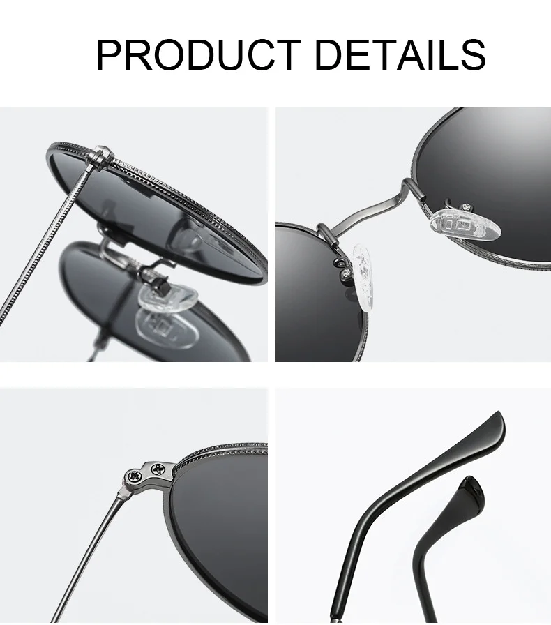 Classic Polarized Sunglasses For Men Retro Vintage Designer Style_voghion.com