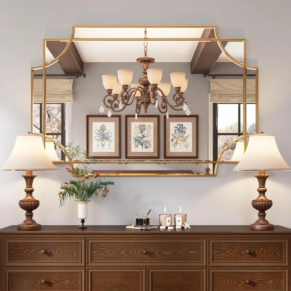 

32"x48" Gold Mirror Rectangle Mirror Full Length Mirrors
