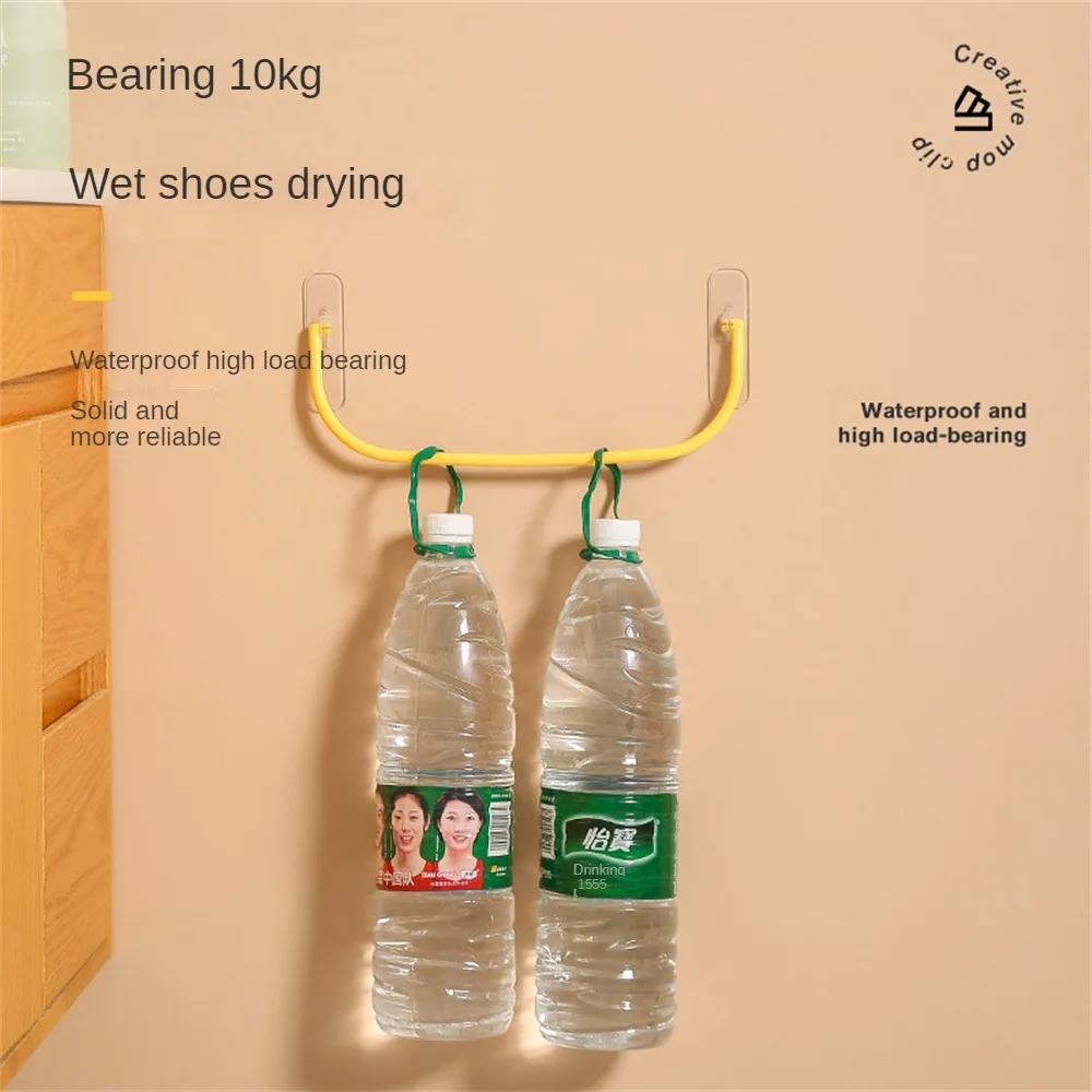 1/2/3PCS Wall Mounted Shoe Rack Foldable Shoes Hanger Slippers Drain Storage Rack Shelf Shoe Hanging Holder Bathroom Organizer 4