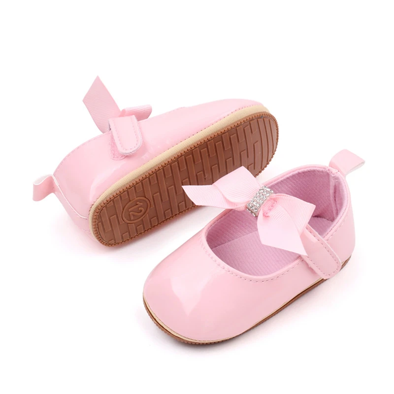 Baby Girls Princess Shoes Cat Pattern Mary Jane Flats Dress Walking Shoes for Newborn Infant Toddler Casual