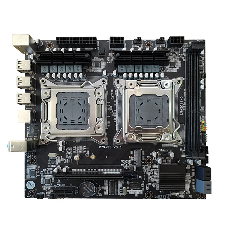 latest computer motherboard X79-SS Dual-Channel Computer Motherboard Dual CPU LGA 2011 Pin Supports DDR3 Memory E5-2680 V2 DDR3 M.2 ATX cheapest motherboard for pc