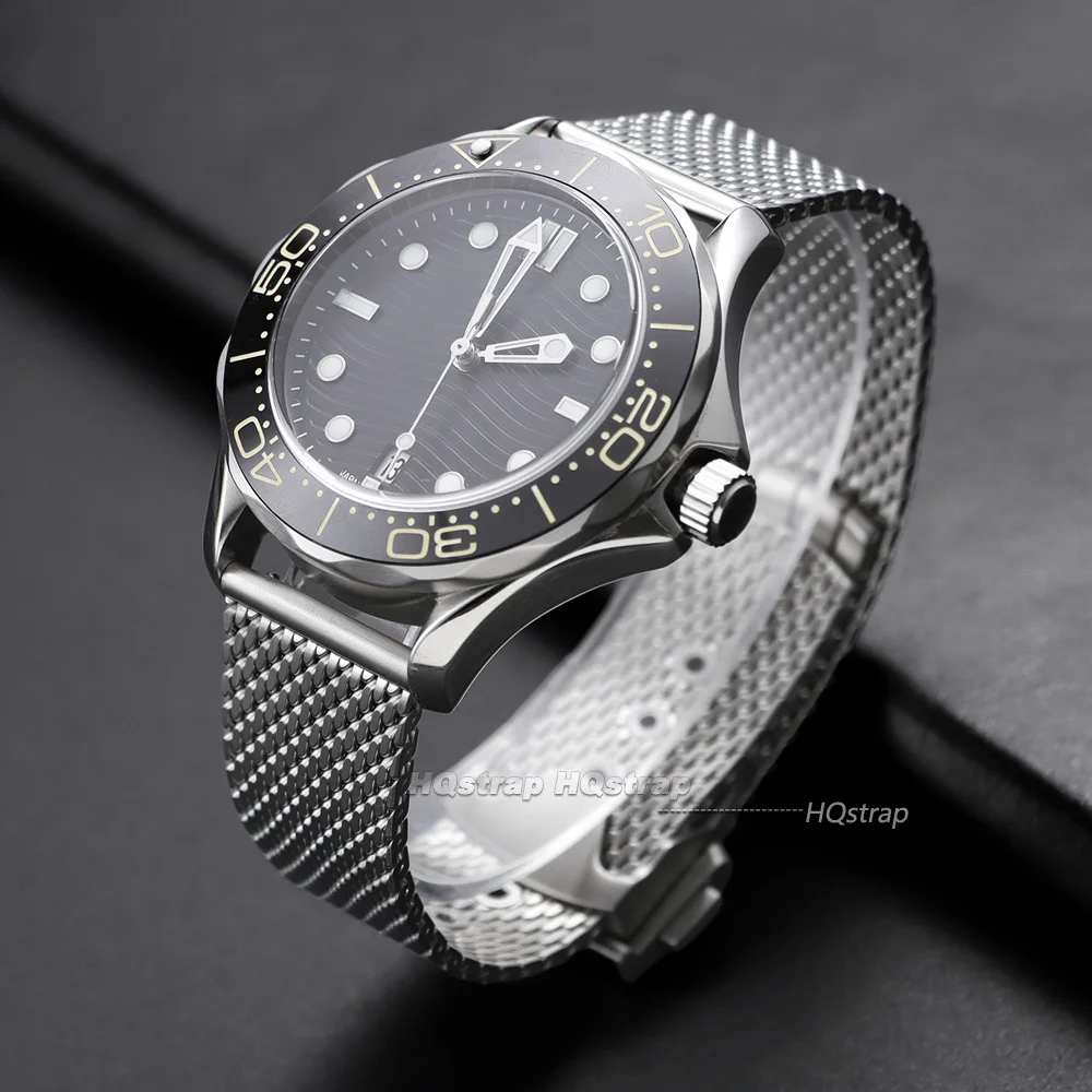 Elegant Stainless Steel Mesh Watch Strap with Folding Buckle - 20mm Business Wristband