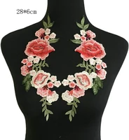 2Pcs 3D Flower Embroidery Applique Patches – Lace Collar Decoration for Evening Skirts, Dresses & Sewing DIY Craft Projects - Image 6