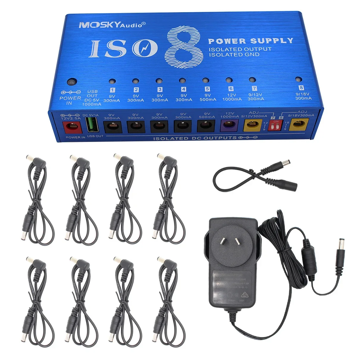 MOSKY AUDIO TONE BUS+POWER SUPPLY Pedal Power Supply