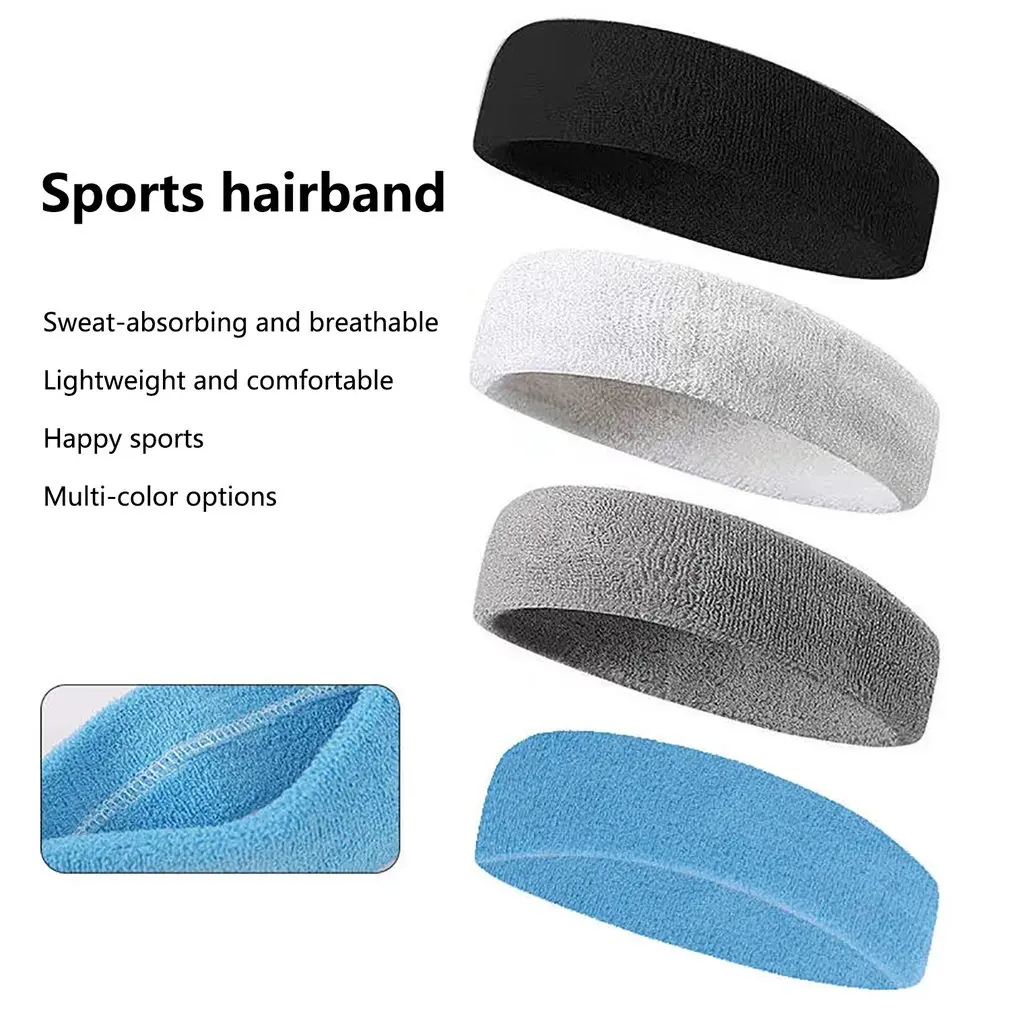 

Однотонная спортивная повязка на голову головной убор для бега поглощающая Пот повязка на голову баскетбольный антиперспирантный пояс фитнес пот направляющий ремень