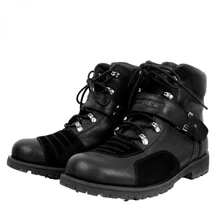  Scoyco MBT006 Street Motorcycle Shoes Brown Leather Motorbike Racing Boots Road Riding Shoes for Men 