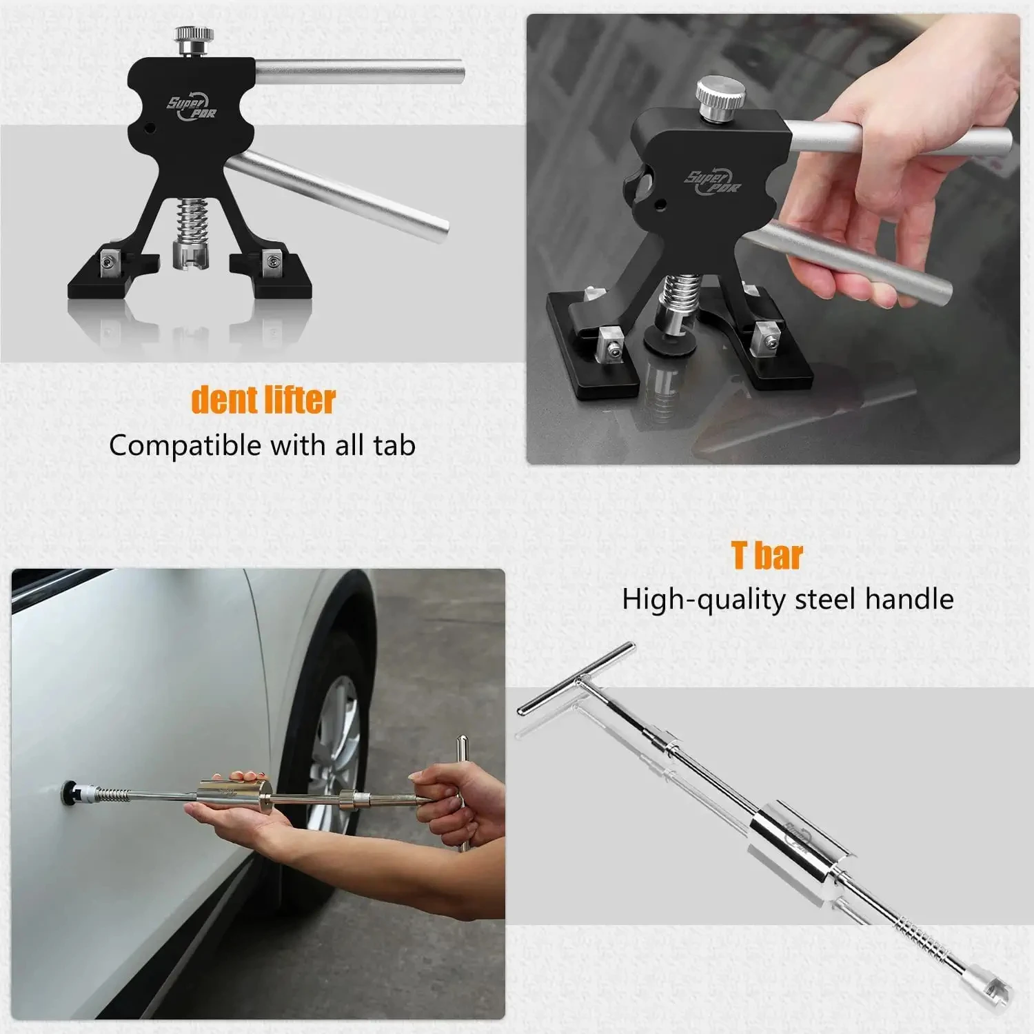 Revolutionize Car Care: Super PDR Paintless Dent Repair Kit – Ultimate Auto  Body Dent Removal Tools for a Perfect Finish!