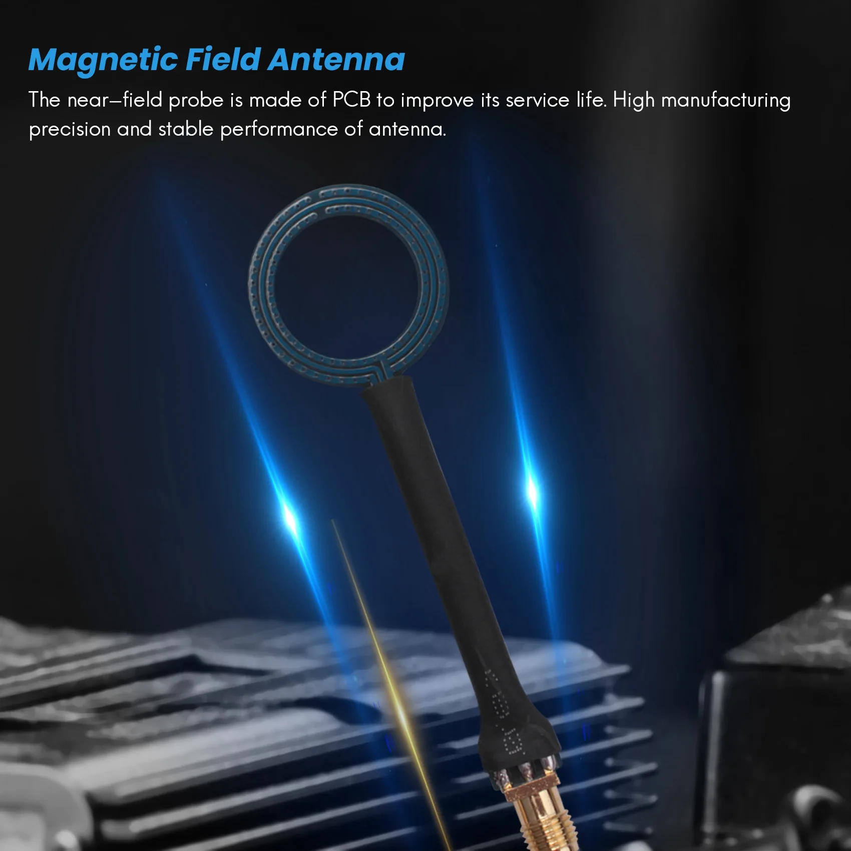 5PCS Magnetic Field Antenna,EMC EMI Near Field Probe Conduction and Radiation Correction Magnetic Probe