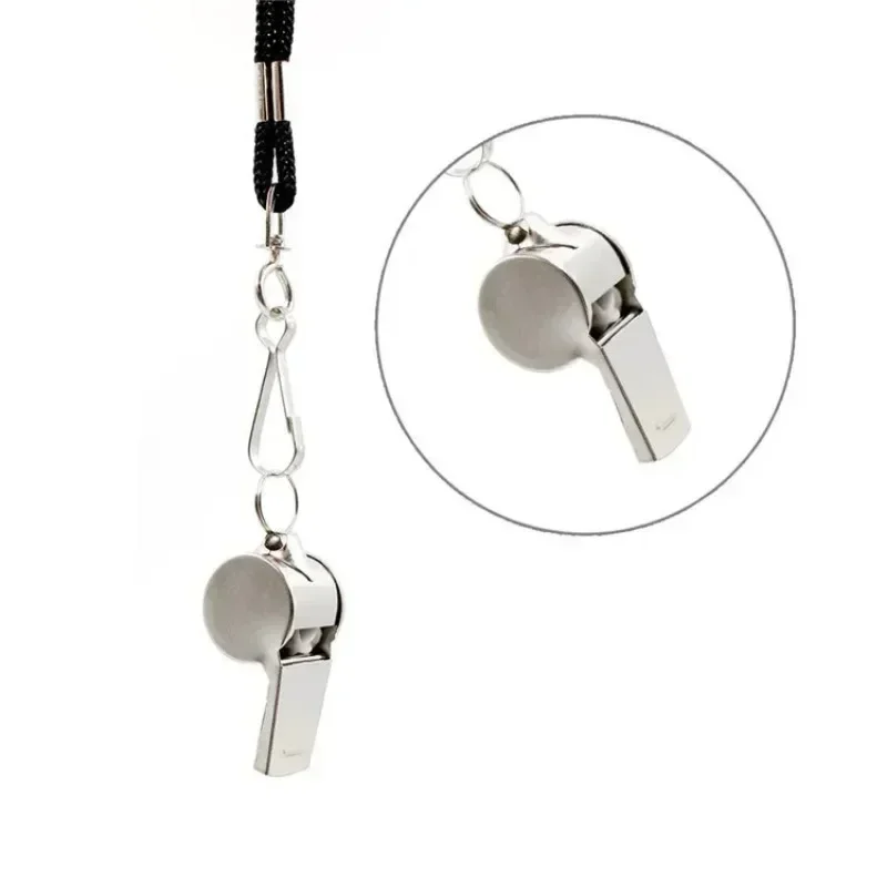 1PC Stainless Steel Whistle First Aid Whistle Soccer Football Basketball Hockey Baseball Sports Referee Survival Outdoor