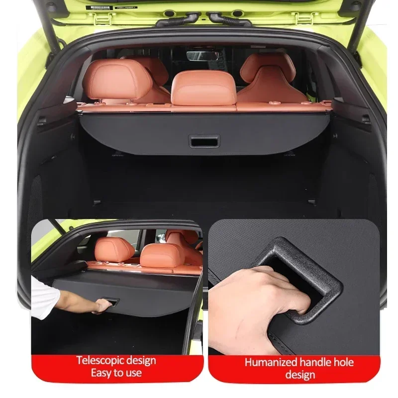For Haval Jolion Car Trunk Cargo Cover Retractable Anti-peeping Security Waterproof Tray Accessories