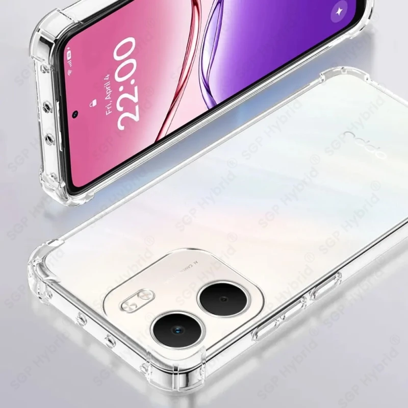 Transparent Soft Silicone Shockproof Back Cover with Airbags