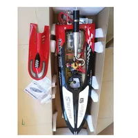 DTRC G30C 30CC Red Fiber Glass Gasoline Racing ARTR RC Boat W/O Radio System Servos Speedboat Boy Toys Model Gift Fun TH02709 2