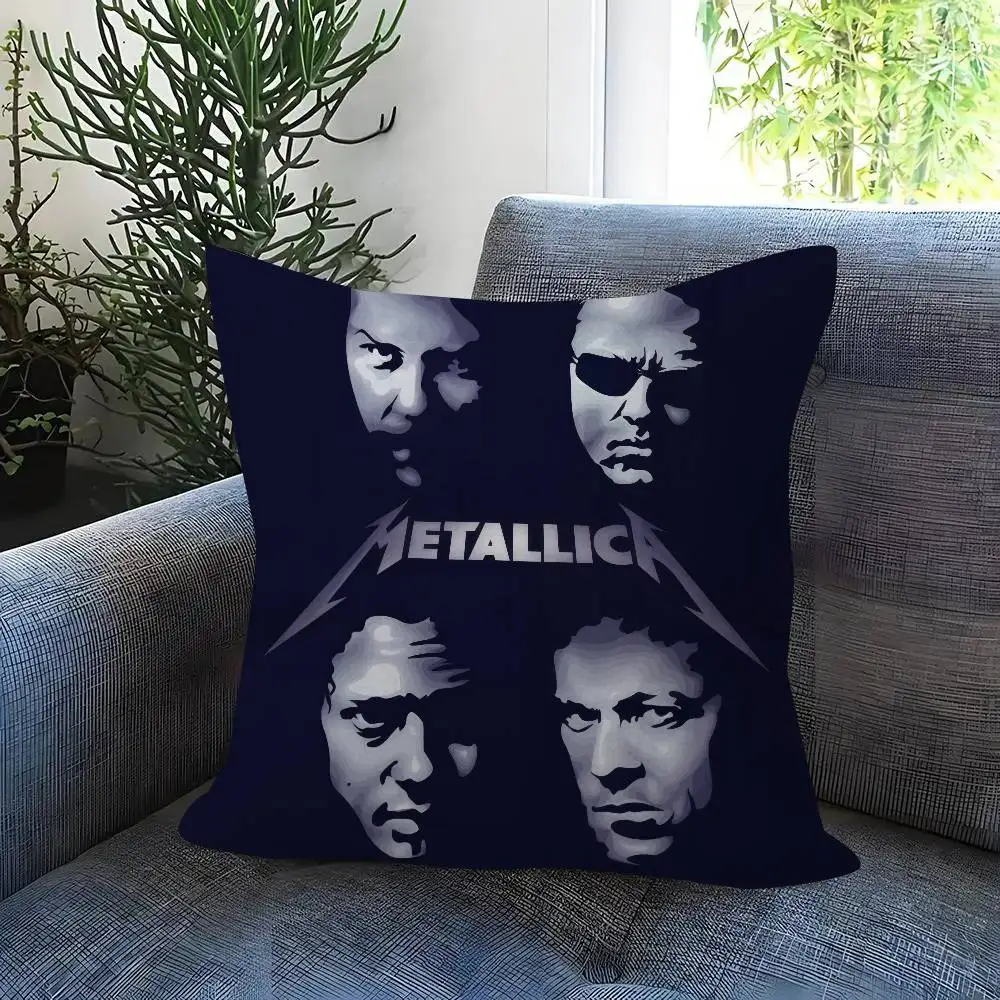 Kissen Anime-Kissen Sofabett Kopfkissenbezug Kissenbezug Fashion Band M-MetallicaS Album – Detail 16