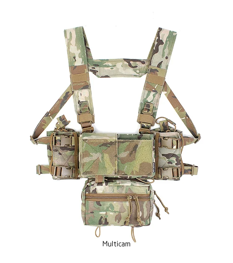 

Pew Tactical MK3 Chest Rig System D3 500D Original Matte Cordura Fabric AIRSOFT