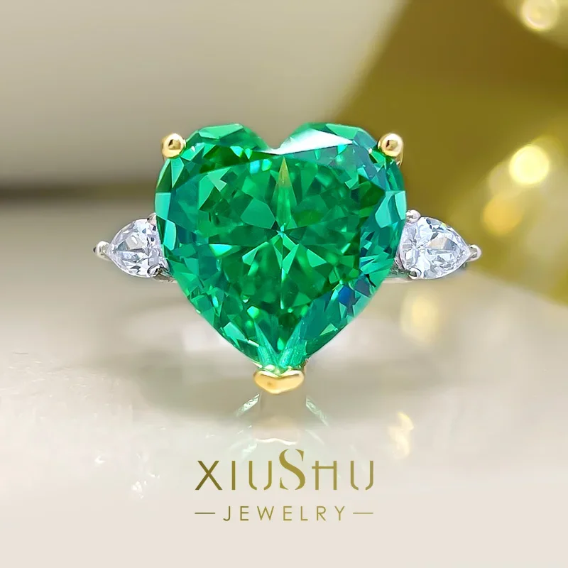 

Gaoding Great Love Imitation Diamond Ring 925 Silver Fashion Jewelry
