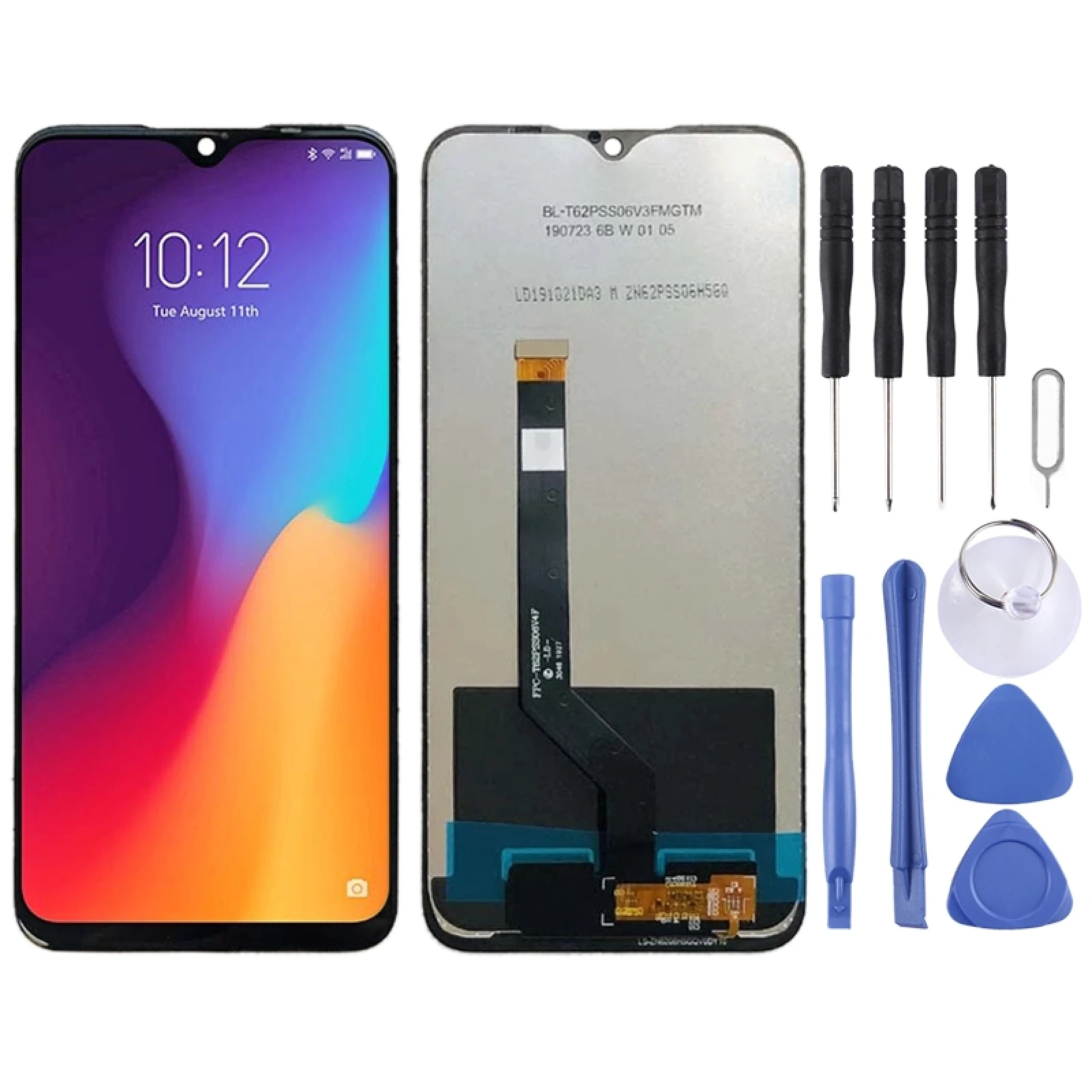 Oem Lcd Screen For Lenovo K10 Plus Pagw0015in, L39051 With Digitizer