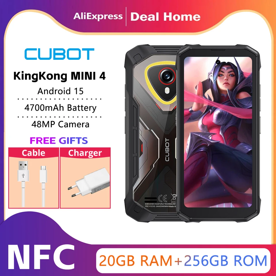 スマートフォン本体 CUBOT KINGKONG MINI 4 Amazon | 「日本正規店」CUBOT 4インチ SIMフリースマホ本体 Kingkong