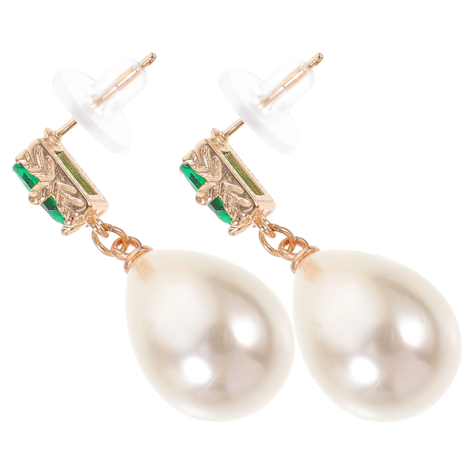

1 Pair of Vintage Pearl Earrings Pearl Dangle Earrings Women Trendy Pearl Earrings
