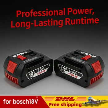Batteria originale Bosch 18V, batterie di riserva da 18V e 12000mAh, sistema professionale senza fili, utensile BAT609 GBA18V80