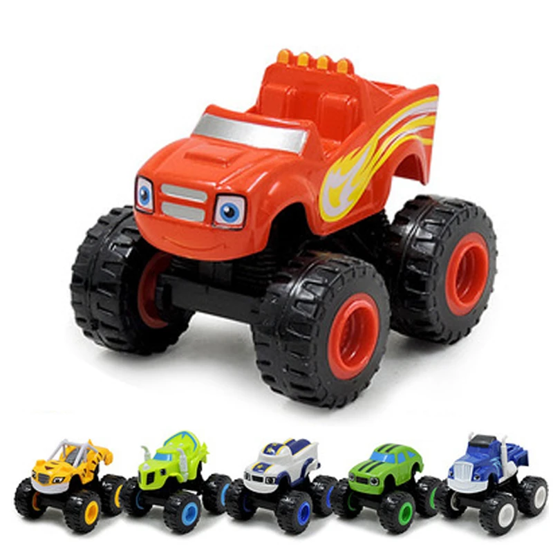 Machines Car Toys Russian Miracle Crusher Truck Vehicles Figure Blazed Toys  For Children Birthday Gifts Blazer Kid Toys| | - Aliexpress